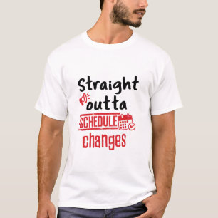 Rakare schemaläggningsändringar för skolrådgiv t shirt