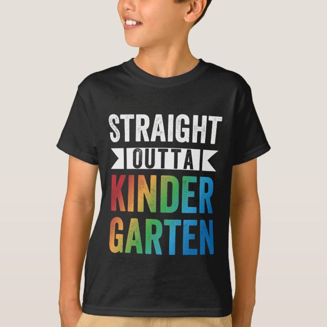 Rakare utdrag ur Kindergarten från Studenten T Shirt (Framsida)