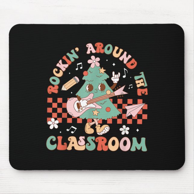 Raken runt Clroom Teacher Student Christma Musmatta (Framsidan)