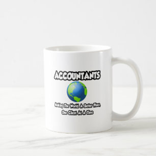 Räkenskaper... Skapar världen ett bättre Ställ Kaffemugg