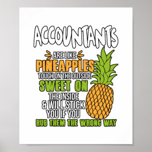 Räkenskaperna är som ananas. poster