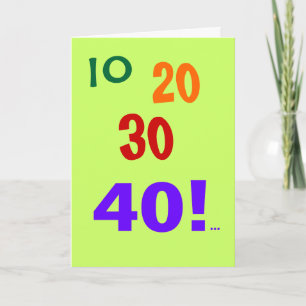 Räkenskapsförare 40:e födelsedag 40, fortfarande r kort