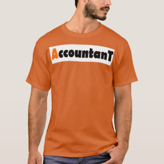 Räkenskapsförare A Orange Färg T Shirt