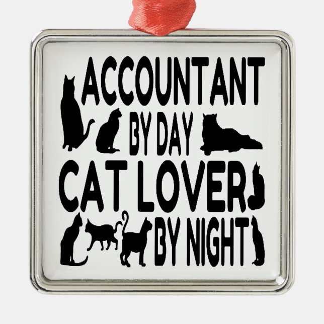 Räkenskapsförare efter dagskvällen efter natt julgransprydnad metall (Framsidan)