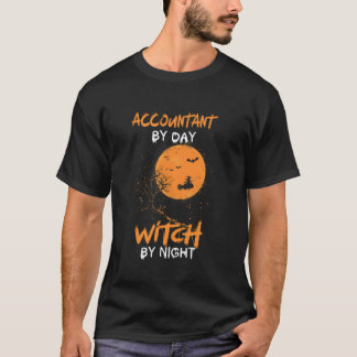 Räkenskapsförare efter dagsljakt efter nattfunny H T Shirt