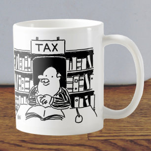 Räkenskapsförare eller skatterådgivare kaffemugg