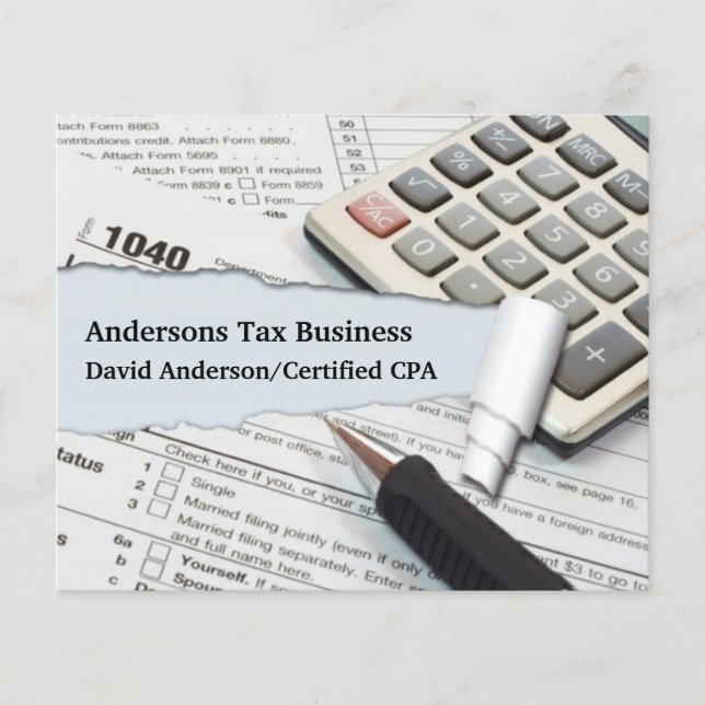 Räkenskapsförare Flygblad (Framsidan)