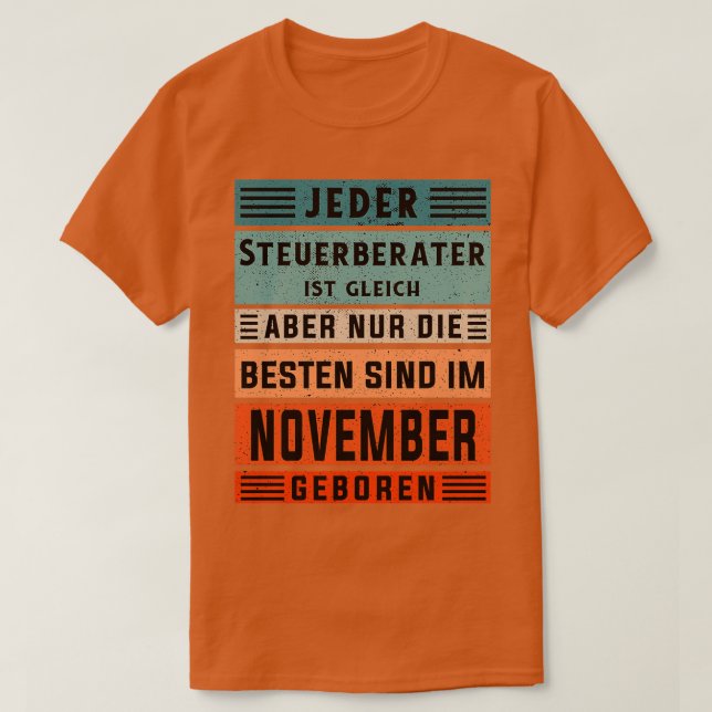 Räkenskapsförare födelsedag, född revisor t shirt (Design framsida)