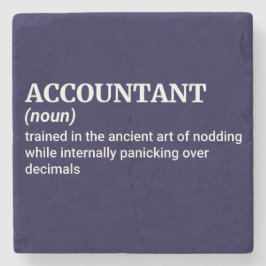 Räkenskapsförare för kontor stenunderlägg