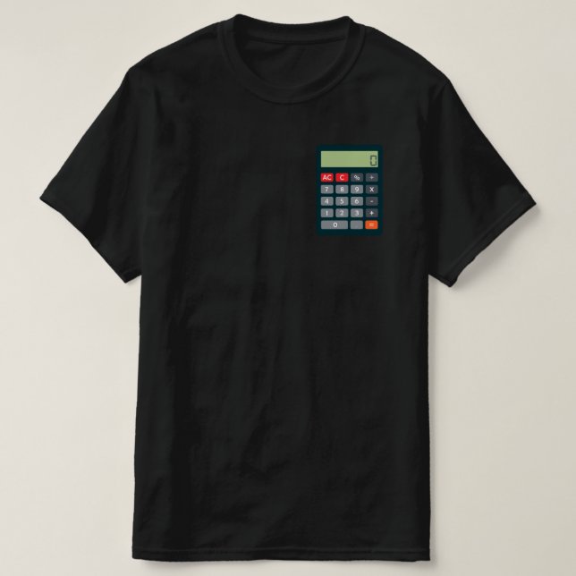 Räkenskapsförare för matematisk matematisk matemat t shirt (Design framsida)