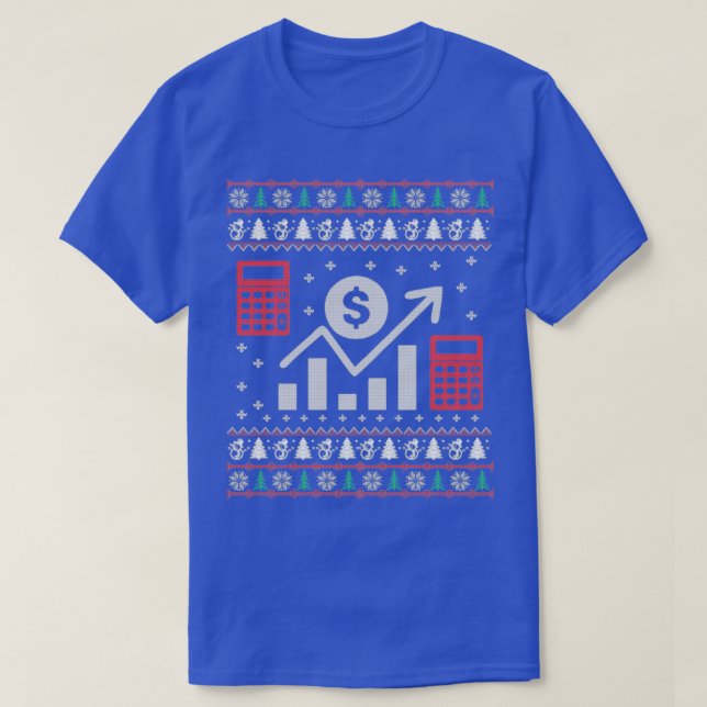 Räkenskapsförare - god julsötningsgåva t shirt (Design framsida)