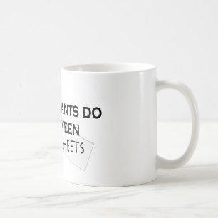 Räkenskapsförare gör det! kaffemugg