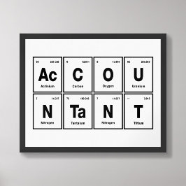 Räkenskapsförare i Periodic Bord Inslag Poster