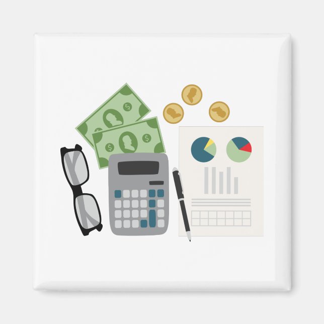 Räkenskapsförare Magnet (Framsidan)