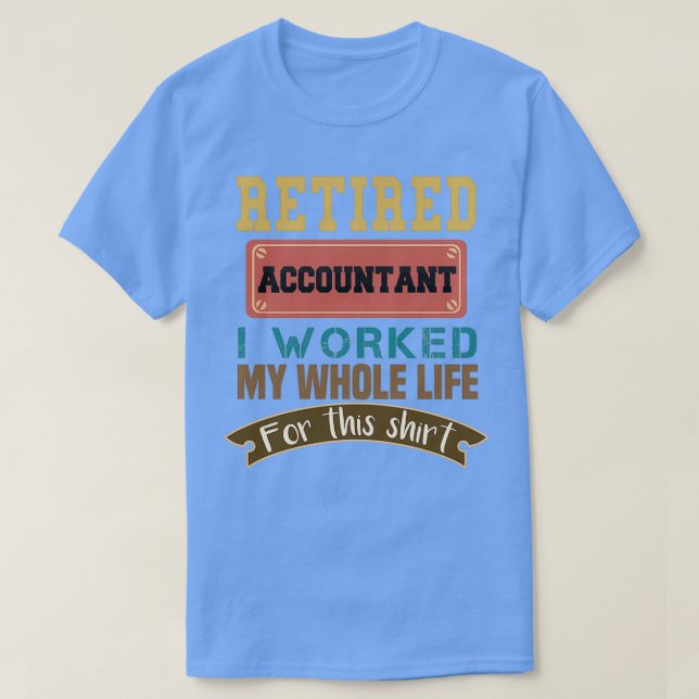 Räkenskapsförare som jag har arbetat med min handb t shirt (Design framsida)