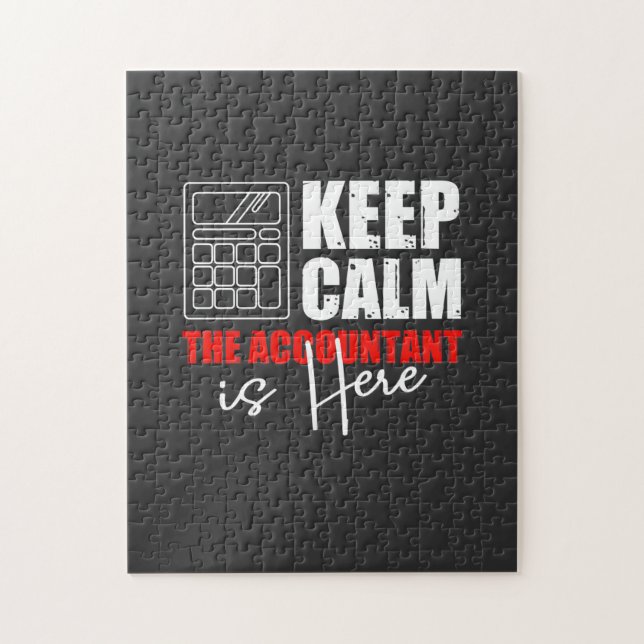 Räkenskapsföraren är här pussel (Vertikal)