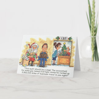 Räkenskapsföraren för julkortsgranskning helgkort