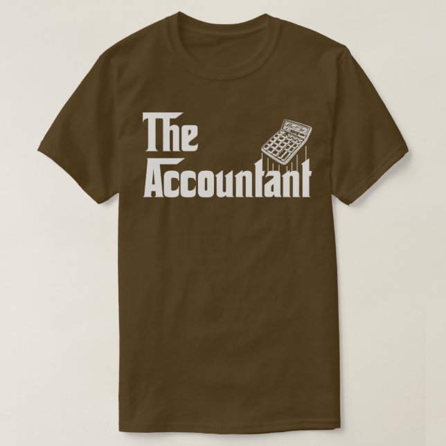 Räkenskapsföraren för räkenskapsföraren t shirt (Design framsida)