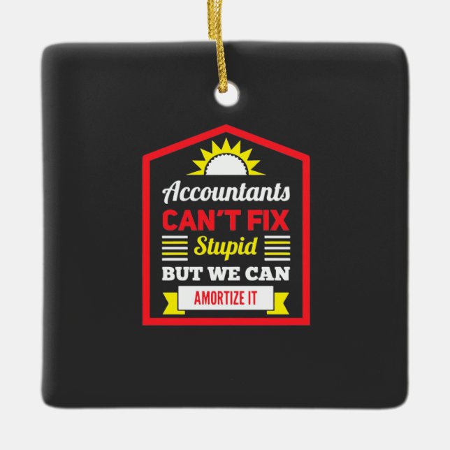 Räkenskapsföraren kan åtgärda det julgransprydnad keramik (Framsida)