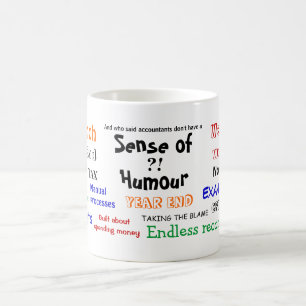 Räkenskapskänsla för humor?! (UK) Kaffemugg