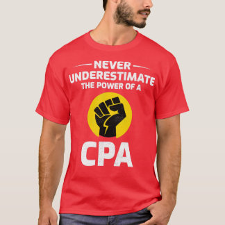 Räkenskapskonton Cpa Student Funny Gift T Shirt
