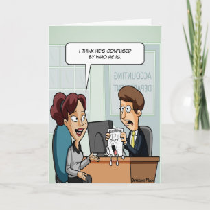 Räkenskapsnämnd: Pun Birthday Card Kort