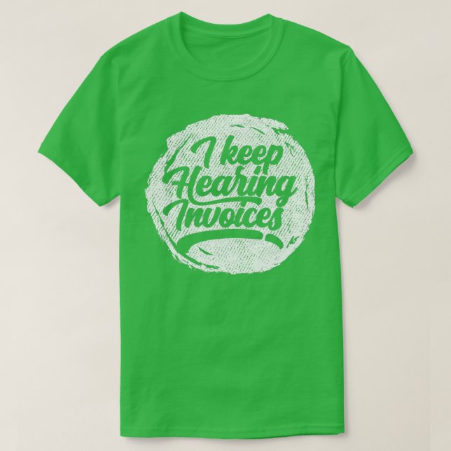 Räkenskapsredovisning T Shirt (Design framsida)