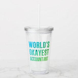 Räkenskapsvärldens Okayest-Novelty Take Away Mugg