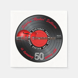 Raker, Guitar Record 50:e Födelsedagsfesten Pappersservett