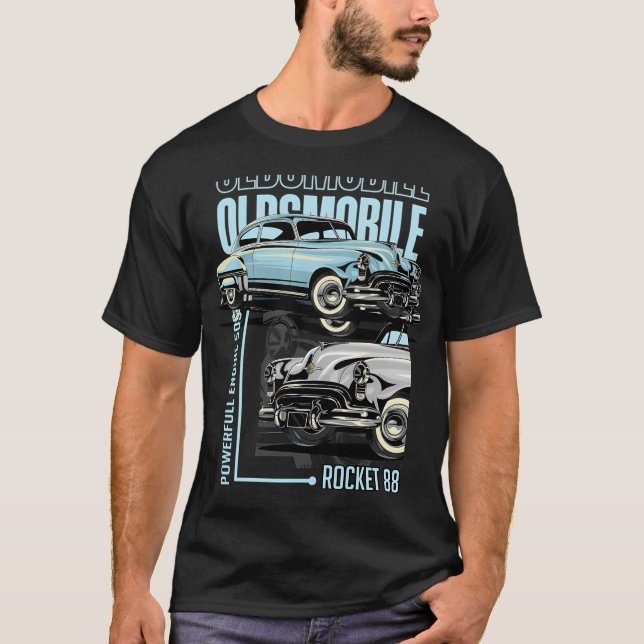 Raket 88 Powerfull motor T Shirt (Framsida)