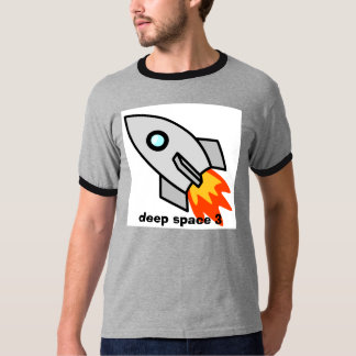 raket djupt utrymme 3 tee shirt