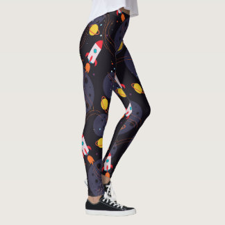 Raket i rymden  leggings