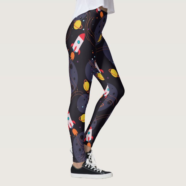 Raket i rymden  leggings (Höger)