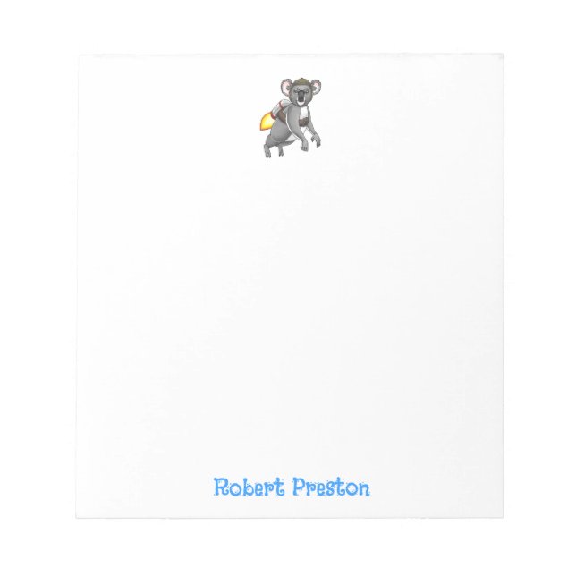 Raket Koala Anteckningsblock (Framsida)