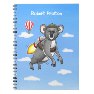 Raket Koala Anteckningsbok