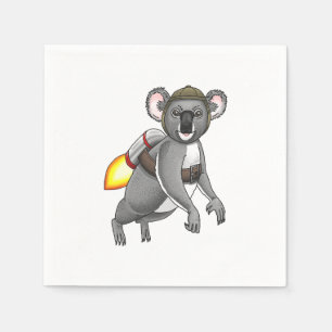 Raket Koala Björn Pappersservett