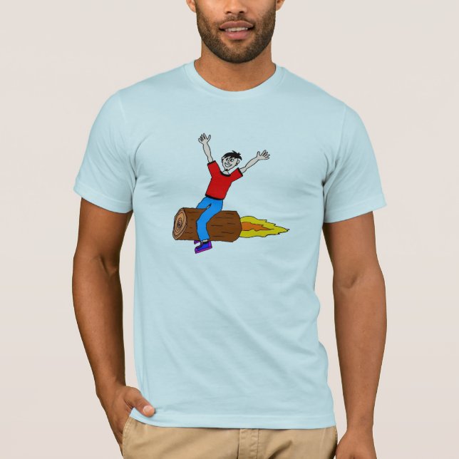raket loggar tee (Framsida)