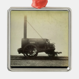 "Raket" som är designat vid George Stephenson Julgransprydnad Metall