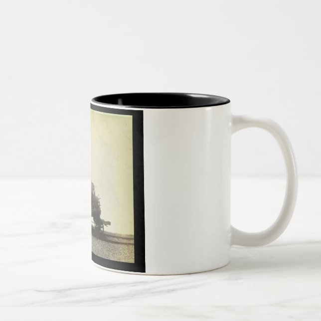 "Raket" som är designat vid George Stephenson Två-Tonad Mugg (Höger)