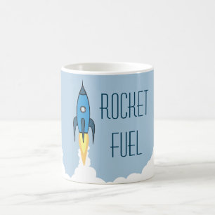 Raket tankar roligt Motivational Kaffemugg