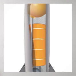 Raketdiagram Poster