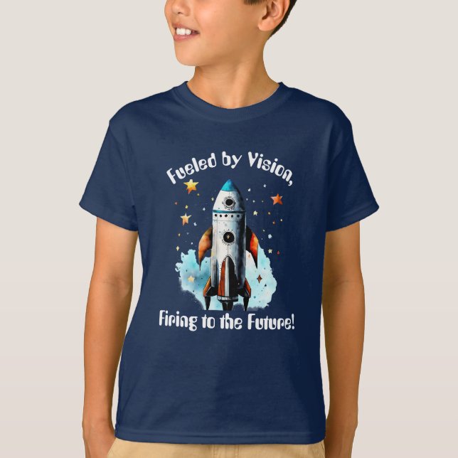 Raketdrömmar: Framskriven av vision T Shirt (Framsida)