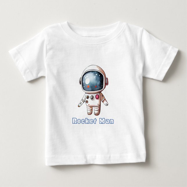 Raketen Manne Toddler T-shirt (Framsida)