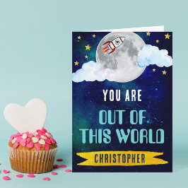 Raketens Frakt ut ur denna Alla hjärtans världsdag Kort