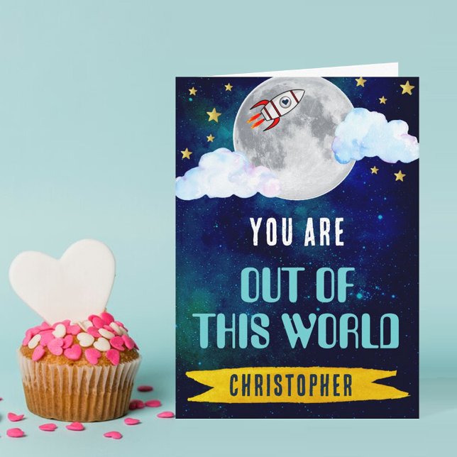 Raketens Frakt ut ur denna Alla hjärtans världsdag Kort (Skapare uppladdad)