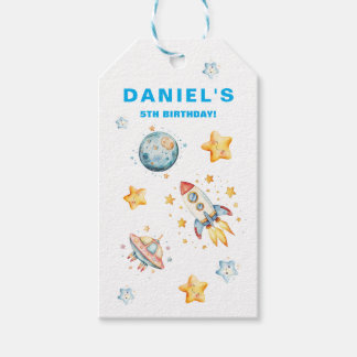 Raketets Frakt Space-Thned Anpassningsbar-Födelsed Presentetikett