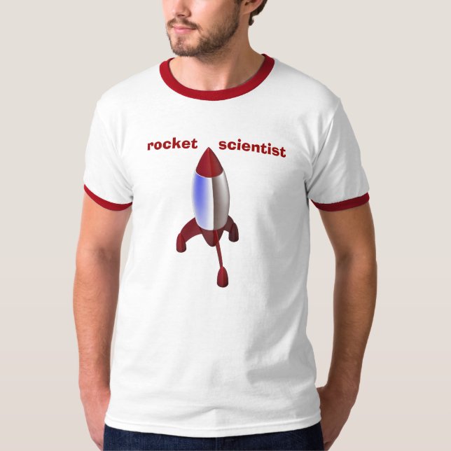 RaketforskareT-tröja som ställer ut din Genious Tee (Framsida)