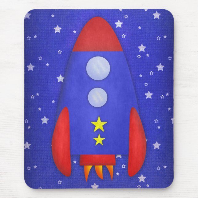 Raketfrakt Mousepad Musmatta (Framsidan)