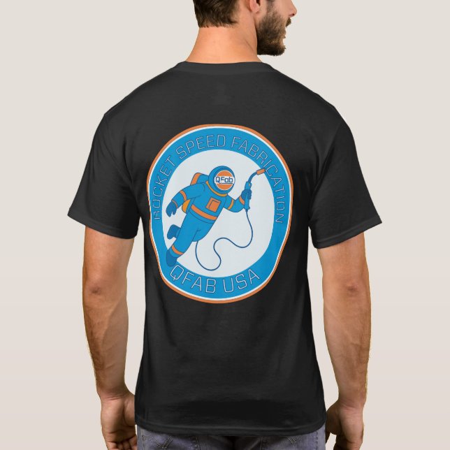 Rakethastighetstillverkning T Shirt (Baksida)