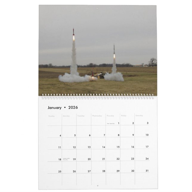 Raketkalender för 2014 OAMC Kalender (Jan 2026)